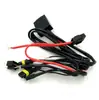 Directo de fábrica coche H4 atenuación fortalecimiento pegamento relleno impermeable grupo de cables 1 a 2 12V telescópico luz grupo de cables