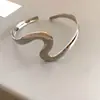 Anillo de Brazo Abierto con Diseño de Flor de Serpiente Hueca Transfronterizo Europeo y Americano Pulsera de Tendencia de Moda Pulsera Exagerada de Gama Alta para Mujeres
