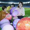 Luminária de teto decorativa acrílica de oito planetas, sistema solar, nove planetas, lâmpada de teto oca de bola hemisférica