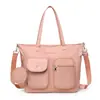 Fornecimento Exclusivo Transfronteiriço de Bolsas Maternidade de Grande Capacidade e Alto Padrão, Bolsas Casuais de Tecido Oxford, Bolsas Femininas da Moda, Bolsas Leves para Mãe e Filho para Passeios