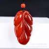 Pingente de Ágata Vermelha Tipo Gelo de Guanyin Buda para Homens e Mulheres, Fivela da Paz de Jaspe Vermelho, Pixiu, Vários Pingentes, Transmissão ao Vivo, em Estoque