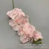 9 Orquídeas Phalaenopsis Artificiais para Decoração de Casamento, Flores de Seda de Alta Qualidade para Arranjos Florais, Atacado do Fabricante