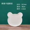 Plato base de cerámica para pintar bajo vidriado diy arcilla blanca alta producto cerámico semiacabado plato cocido en bizcocho