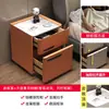 Mesita de Noche Inteligente Caja Fuerte Integrada, Sencilla y Lujosa, Multifuncional para Dormitorio de Alta Gama Uso en el Hogar, Nuevo Modelo 2026