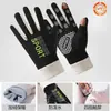 Guantes térmicos para mujer forrados de polar a prueba de viento impermeables elásticos con punta de dedo abatible para pareja guantes de equitación para exteriores de otoño e invierno