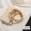 Pulsera Minimalista a Cuadros, Pulsera Transfronteriza Europea y Americana de Aleación Nueva, Moda de Nicho, Sensación de Alta Gama, Accesorio para la Mano, Accesorio para el Cabello