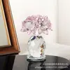 Artesanato de Cristal com 6 Flores Pequenas Simuladas, Peças Decorativas com o Tema Amor Eterno, Presente de Dia das Mães, Atacado Transfronteiriço