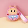 Cartera pequeña Labubu para niños de silicona, pequeño regalo, llavero, colgante, lindo regalito para máquina de garra, en stock