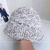 Sombrero de pescador de punto minimalista multicolor para mujer, sombrero de pescador versátil casual de otoño e invierno, sombrero de lana cálido y moderno