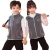 Chaleco Polar para Niños Otoño e Invierno Engrosado Cálido con Capucha para Niños y Niñas