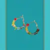 Pendientes Redondos de Vidrio de Colores con Perlas 2025 Pendientes Exquisitos Retro Lujo Accesible Pendientes Elegantes de Gama Alta Nicho Femenino