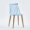 Silla Windsor Nórdica para Adultos, Silla de Reunión Minimalista Moderna Engrosada, Elegante Juego de Mesa y Sillas de Hierro para Uso Casual en Casa