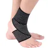 Tornozeleira esportiva de compressão wrap-around para basquete, futebol, ciclismo ao ar livre, protetor de tornozelo anti-entorse, suporte de tornozelo