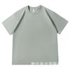 230 gramas de camiseta básica masculina e feminina de manga curta pesada americana cor sólida tipo roupa de base camiseta com logo personalizado atacado