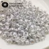 Cuentas de Semilla Preciosa Importadas de Chequia, 4 mm, Núcleo Teñido Perlado de Unicornio para Pulseras, Collares y Accesorios de Joyería Hechos a Mano