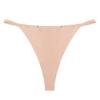 Suministro transfronterizo ropa interior deportiva de una pieza tipo T seda de hielo transpirable secado rápido cintura baja sin costuras sexy tanga de tirantes finos