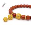 Loja de ouro Puzuo com acessórios de ouro para DIY, croton cravejado de diamantes, acessórios para pulseira de contas antigas