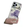 Pintura al Óleo Flores Aplicable a iPhone 16 A Prueba de Caídas 15 Pro Funda para Teléfono Se Convierte Instantáneamente en Apple 17 Pro Max Patrón Lichi 14