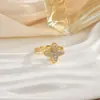 Anillo Giratorio de Nicho Personalizado para Mujer con Circonita Microincrustada, Elegante y Fresco, Sensación de Alta Gama, Joyería Versátil de Anillo Redondo con Diamantes Completos