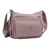 Nova Bolsa Transversal de Nylon 2026 para Mulheres, Bolsa de Ombro Leve Multicamadas, Mochila Pequena Casual para Mães de Meia-Idade e Idosas