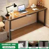 Mesa de Computador Longa para Quarto de Meninas Simples Mesa de Estudo para Escritório Estudante Casa Retangular Mesa de Trabalho