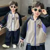 Chaqueta para niño primavera y otoño 2026 estilo nuevo, elegante y moderna, conjunto de primavera genial para niños, chaqueta de béisbol para bebé