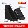 [Cabello de Segundo Único] Vidrio Templado Espejo Protector de Esquina de Plástico Placa de Plástico Triangular Juego de Marco de Fotos para Mesa de Café Esquina de Puerta