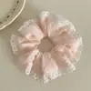 Gravata de Cabelo Elegante e Suave Estilo Coreano 2025 para Mulheres, Nova Faixa de Cabelo de Renda para Penteados de Coque, Acessório de Cabelo