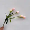5 Tulipanes de Tamaño Mediano Flores Artificiales Regalos para el Día del Maestro Flores Artificiales Accesorios para Fotos Muebles para el Hogar Flores Artificiales