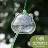 Carrilhão de Vento Desejando Decoração Pendurada Flor de Cerejeira Vidro Transparente Pendurado Arranjo de Cena Cênica Carrilhão de Vento Artesanato DIY para Estudante