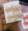Pinza de Pato con Perla y Flor de Resina Dulce Femenina Flor de Ciruelo Clip Fresco para Flequillo Pasador Joyería para el Cabello para Mujeres