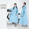 Impermeable para Batería de Coche Eléctrico Separación de Persona Larga y Coche Protección Completa contra Tormentas para Hombres y Mujeres Poncho de Montura para Adultos