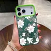 Funda para Teléfono Móvil Apple Temperamento Orquídea 15Pro Transfronteriza Iphone17 Adecuada para 16Promax14 Chica 13 Color Plata