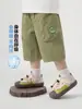 Pantalones Cortos de Algodón Puro para Niños de Seis Puntos Pantalones Cortos de Verano 2026 Ropa Nueva para Niños Pantalones de Verano para Niños Pequeños Modernos