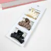 Pinza de garra para coleta de 4.5CM de alto artefacto fijo pasador de pelo femenino parte trasera de la cabeza pinza de tiburón red social roja pinza de pelo pequeña accesorios para el cabello