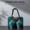 Lata de Té de Cerámica de Alta Gama Lata Sellada Media Libra 0.5kg Almacenamiento Lata de Té Decoración de Mesa de Té para el Hogar Caja de Regalo de Té Caja Vacía