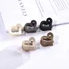 Clip de agarre pequeño de 2.5 CM, esmerilado, hueco, forma de corazón, para flequillo femenino, para mechones sueltos, pasador de pelo, pasador de pelo popular transfronterizo, accesorios para el cabello