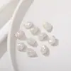 Perla Irregular Natural de Agua Dulce Barroca con Agujero Pasante Accesorios para Pulsera Collar de Abalorios DIY Materiales de Perlas Sueltas
