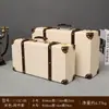 Caja de Almacenamiento Portátil Retro Europea Caja de Madera Estilo Antiguo Caja de Madera Atractiva Caja de Cuero Caja para Exhibir Maletas