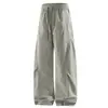 Pantalones de trabajo ACU para hombre con diseño de espina de pez en patchwork, estilo callejero moderno de otoño e invierno, pantalones largos casuales fáciles de cuidar para hombre