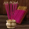 Incienso en Espiral Aromático de Sándalo Sin Humo Atrae Dinero Incienso Dios de la Riqueza Incienso de Sándalo Sin Humo Incienso Budista Interior Varilla de Bambú Incienso Floración de Prosperidad