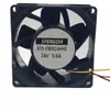 Ventilador Axial 8038 80x80x38MM DC12V 12500 RPM Ventilador de Refrigeración de Equipo de Alta Velocidad