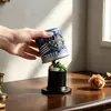 Pedra Diffusora de Aromaterapia Sem Chama Estilo College Embossado Vintage Óleo Essencial Ornamento de Mesa para Quarto com um Toque de Nicho de Alta Qualidade