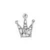 Broche Coroa de Zircônia Microincrustada Retro Europeu e Americano Ins Moda Elegante Pin para Vestido Simples Pin Decorativo para Gola