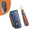 Funda de cuero para llave adecuada para BMW, piel de vaca, nueva, de alta gama, funda protectora para llave de coche para hombre