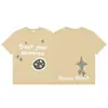 Marca Tendência Transfronteiriça Broken Planet Bp Estamparia com Espuma Alta Qualidade Manga Curta Europeia e Americana High Street Camiseta de Manga Curta para Casal Atacado