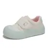Tênis Grossos Fofos e Divertidos da Bell para Mulheres, Novo Modelo 2025 Sapatos Pão. Tênis Branco com Velcro B3106