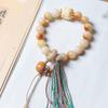 Pulseira de cabaça multi-tesouro Tassel de cabaça Folu pulseira de mão colorida criativa DIY decorações de carro pendente de carro