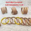 Tubo de Papel DIY Pulsera Creativa para Jardín de Infancia Anillo de Papel Kraft Material de Regalo Hecho a Mano Utilización de Residuos Simple