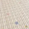 Faldón de Cama Acolchado Estilo Princesa de Algodón Puro Estilo Francés con Volantes, Cubierta de Cama Antideslizante de Encaje de una Pieza, Individual